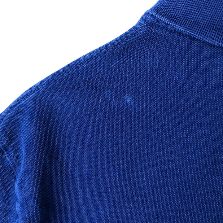 Ralph Lauren POLO RALPH LAUREN CLASSIC FIT short sleeve polo shirt men's XL equivalent cotton blue type Vintage Second Hand