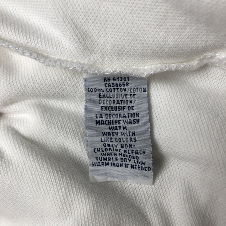 Ralph Lauren POLO RALPH LAUREN CUSTOM FIT short sleeve polo shirt men's M equivalent cotton white type Vintage Second Hand