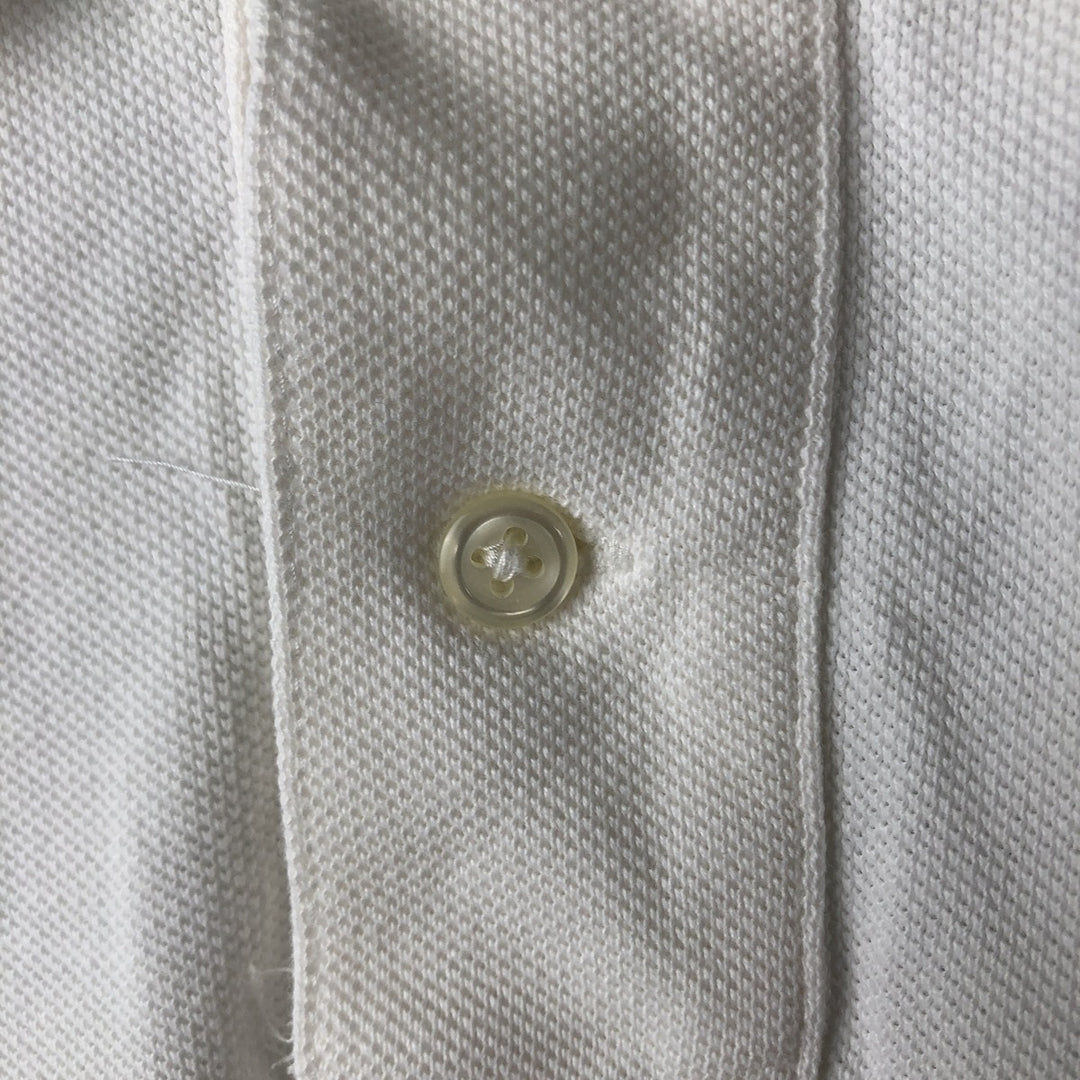 Ralph Lauren POLO RALPH LAUREN CUSTOM FIT short sleeve polo shirt men's M equivalent cotton white type Vintage Second Hand