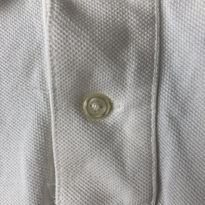 Ralph Lauren POLO RALPH LAUREN CUSTOM FIT short sleeve polo shirt men's M equivalent cotton white type Vintage Second Hand