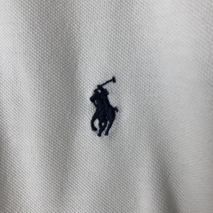 Ralph Lauren POLO RALPH LAUREN CUSTOM FIT short sleeve polo shirt men's M equivalent cotton white type Vintage Second Hand