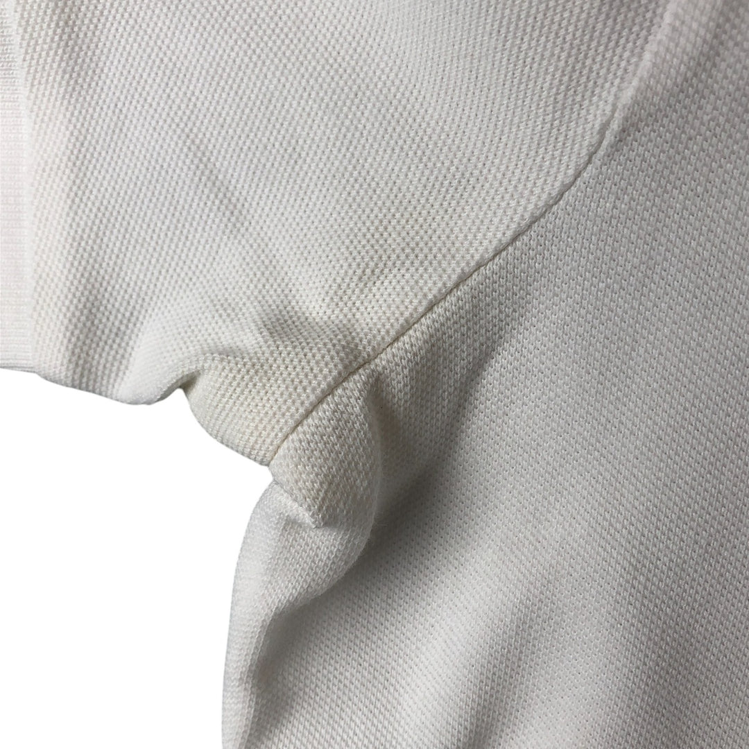 Ralph Lauren POLO RALPH LAUREN CUSTOM FIT short sleeve polo shirt men's M equivalent cotton white type Vintage Second Hand