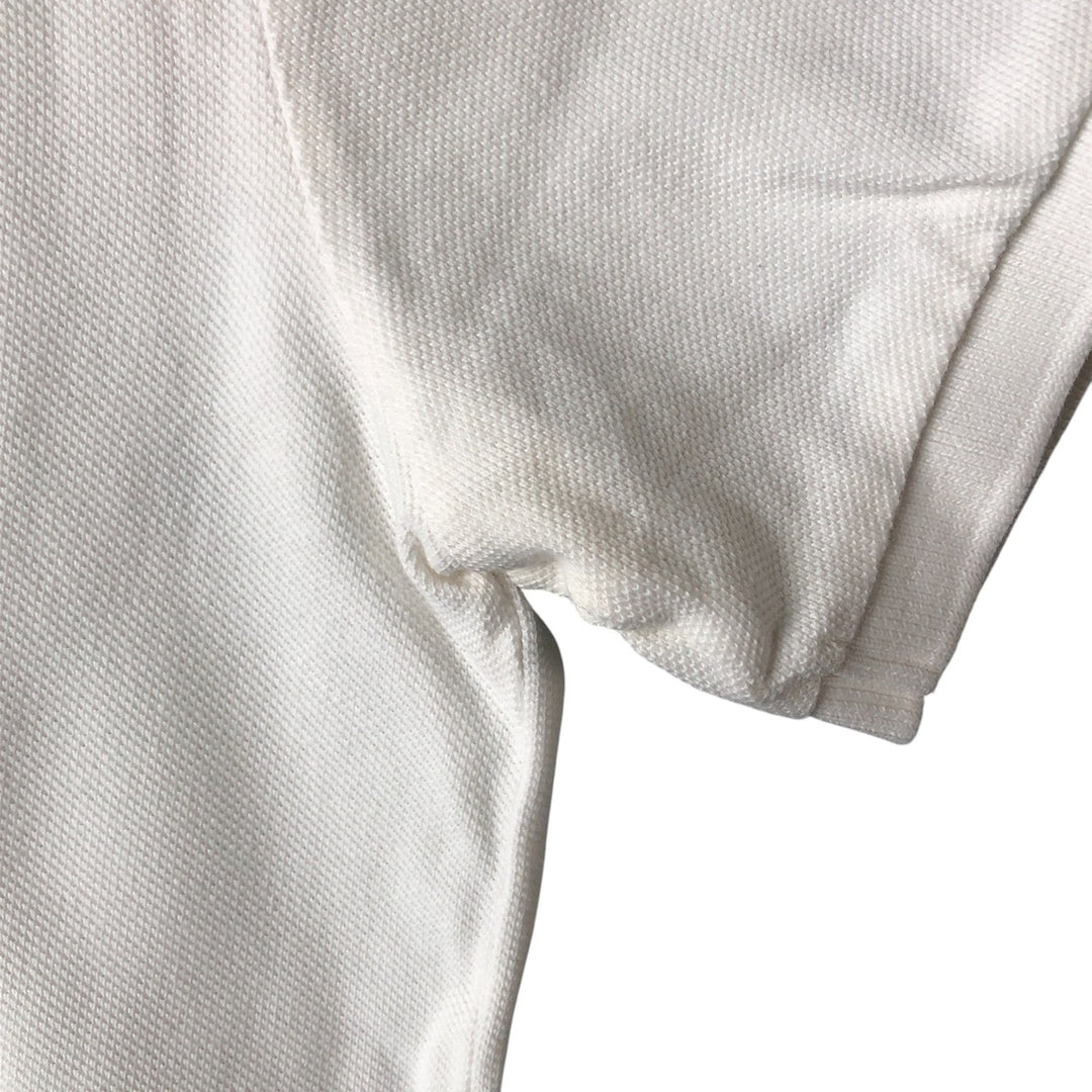 Ralph Lauren POLO RALPH LAUREN CUSTOM FIT short sleeve polo shirt men's M equivalent cotton white type Vintage Second Hand