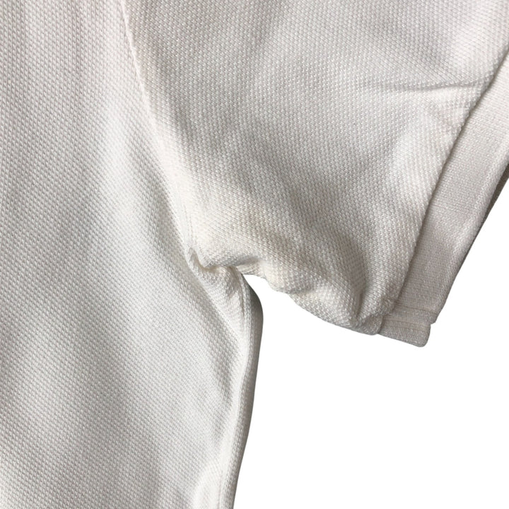 Ralph Lauren POLO RALPH LAUREN CUSTOM FIT short sleeve polo shirt men's M equivalent cotton white type Vintage Second Hand