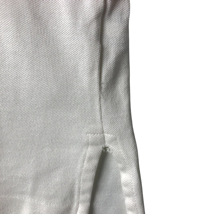 Ralph Lauren POLO by Ralph Lauren Multi-border short sleeve striped polo shirt Men's XL size cotton white type Vintage Second Hand