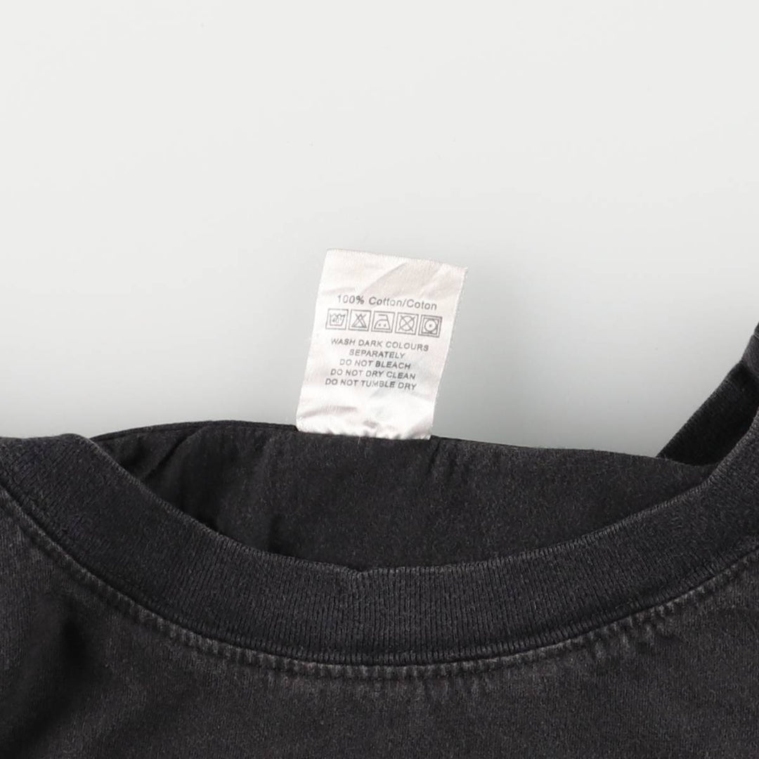 AD RED HOT CHILI PEPPERS Red Hot Chili Peppers Band T-shirt Band T Men's XL equivalent cotton black type Vintage Second Hand
