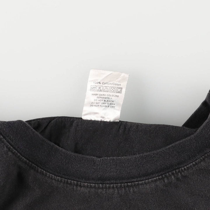 AD RED HOT CHILI PEPPERS Red Hot Chili Peppers Band T-shirt Band T Men's XL equivalent cotton black type Vintage Second Hand