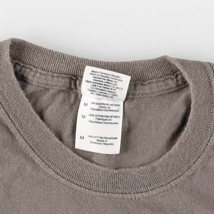 00'S Gildan NIRVANA Band T-shirt, Men's M size cotton Khaki type brown Vintage Second Hand