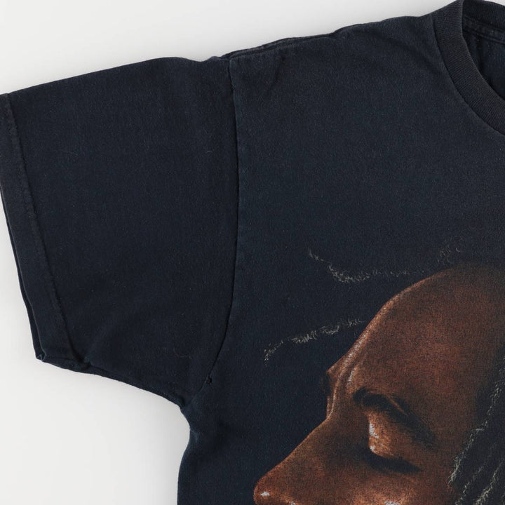 ZION BOB MARLEY Bob Marley Band T-shirt Band T Made in USA Men's L size cotton black type Vintage Second Hand