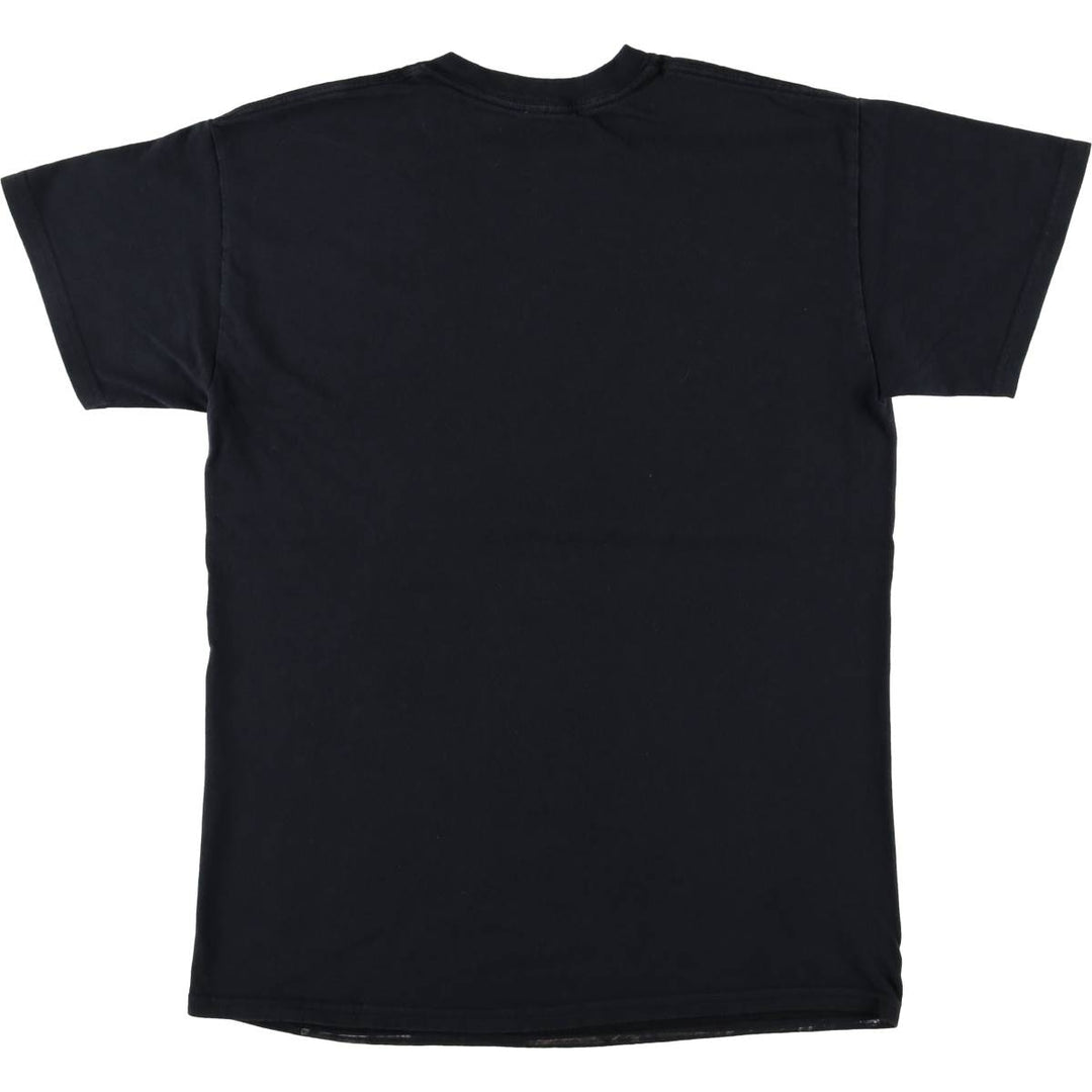 Billie Eilish Band T-shirt, Men's M size cotton black type Vintage Second Hand