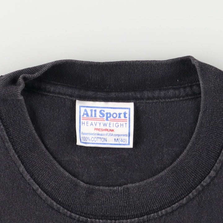 00'S ALL SPORT THE WHO Band T-shirt, USA made, men's size M cotton black type Vintage Second Hand