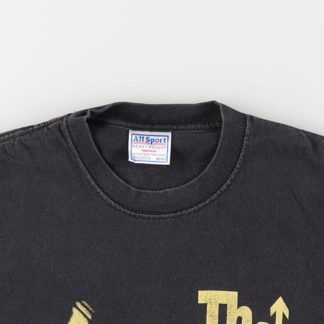 00'S ALL SPORT THE WHO Band T-shirt, USA made, men's size M cotton black type Vintage Second Hand
