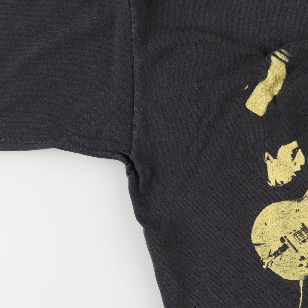 00'S ALL SPORT THE WHO Band T-shirt, USA made, men's size M cotton black type Vintage Second Hand