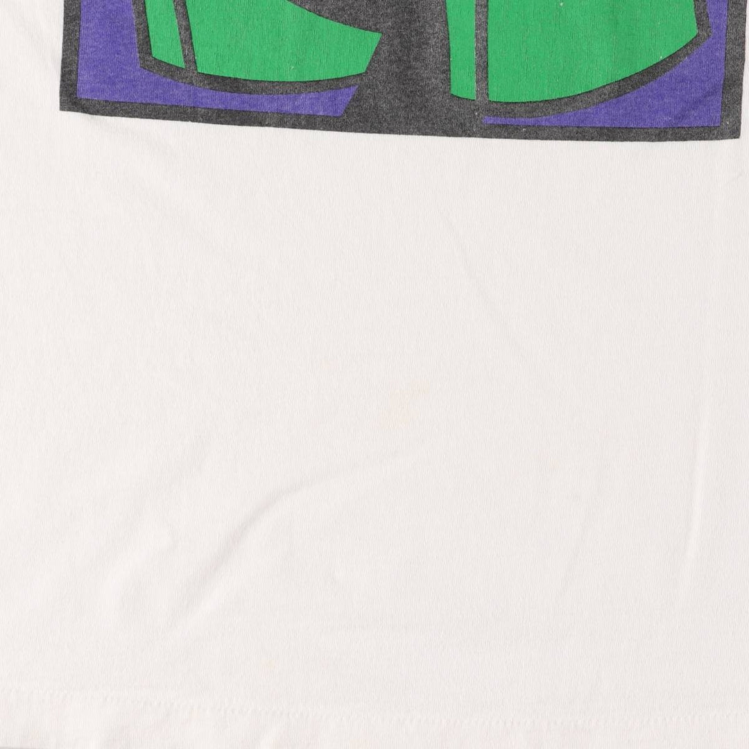 90'S ACME Clothing Looney Tunes Marvin the Martian Anime Character Print T-Shirt Vintage cotton white type Vintage Second Hand