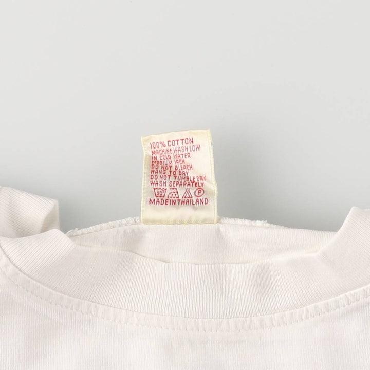 STUDIO AVENTURES The Adventures of Tintin Animation Character Print T-Shirt Men's L size cotton white type Vintage Second Hand