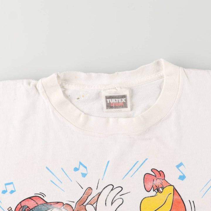 Vintage 90'S Tartex Looney Tunes Character Print T-Shirt, Men's Size L cotton white type Vintage Second Hand
