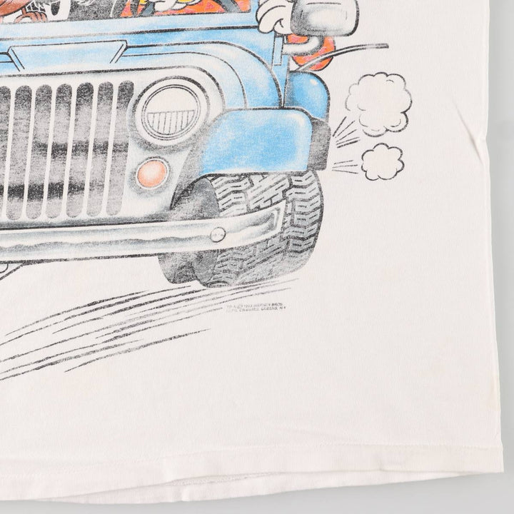 Vintage 90'S Tartex Looney Tunes Character Print T-Shirt, Men's Size L cotton white type Vintage Second Hand