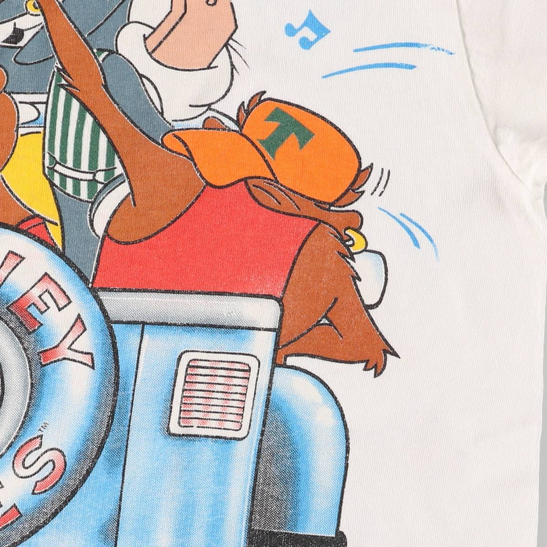 Vintage 90'S Tartex Looney Tunes Character Print T-Shirt, Men's Size L cotton white type Vintage Second Hand