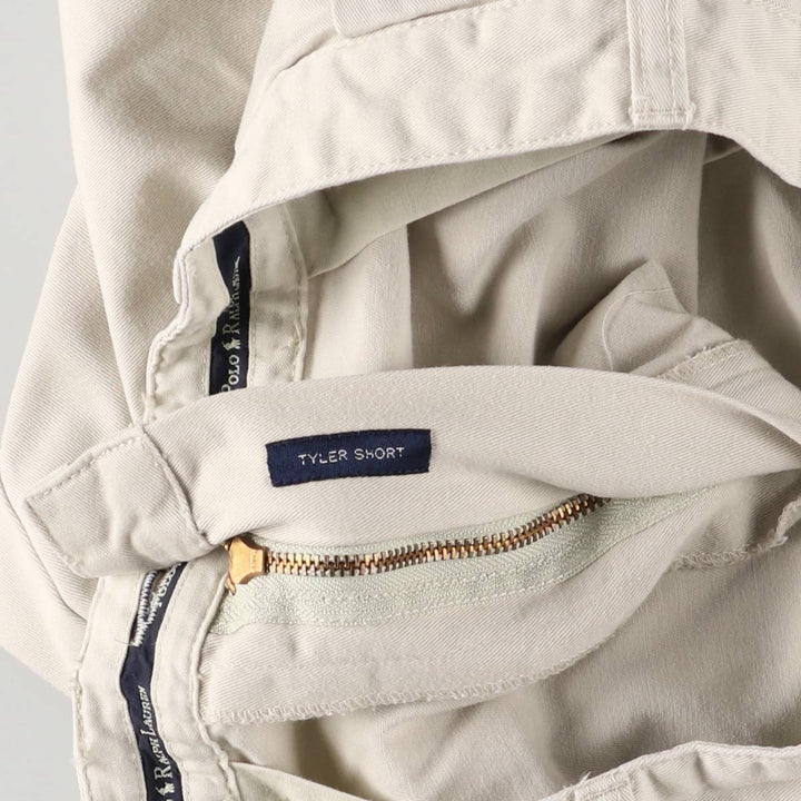 Ralph Lauren POLO RALPH LAUREN Two-pleat Chino Shorts Shorts Men's W35 equivalent cotton Beige type Vintage Second Hand