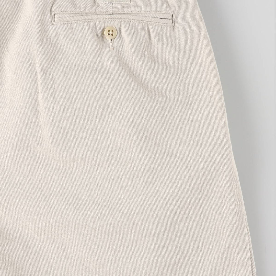 Ralph Lauren POLO RALPH LAUREN Two-pleat Chino Shorts Shorts Men's W35 equivalent cotton Beige type Vintage Second Hand