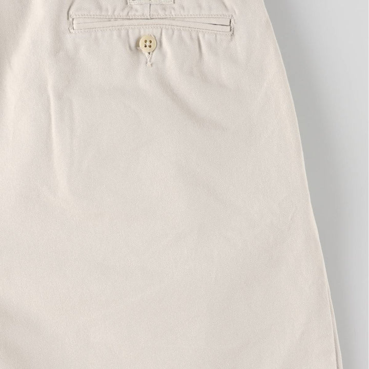 Ralph Lauren POLO RALPH LAUREN Two-pleat Chino Shorts Shorts Men's W35 equivalent cotton Beige type Vintage Second Hand