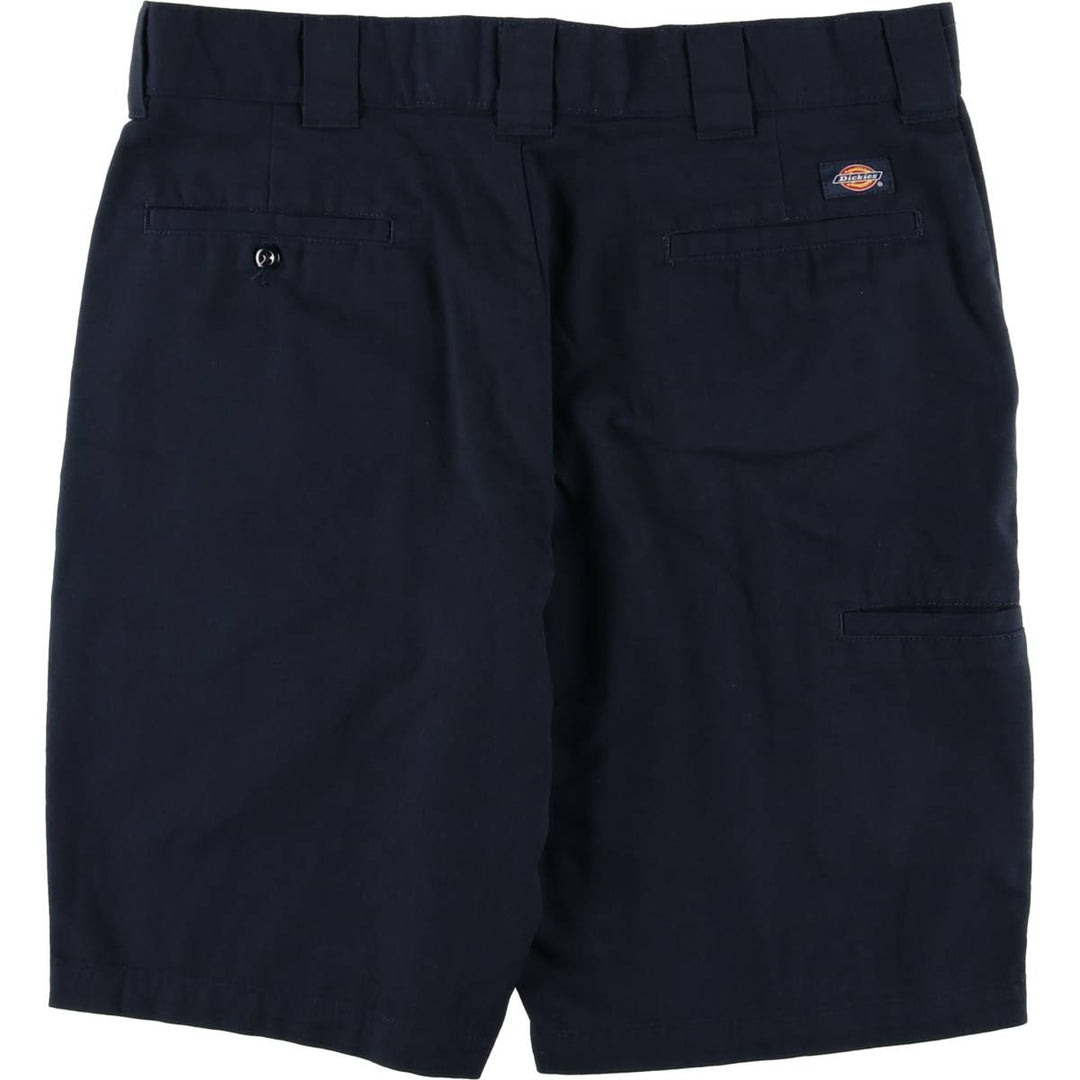 Dickies Regular Fit Work Shorts, Half Pants, Men's, W37 equivalent polyester navy blue type Vintage Second Hand