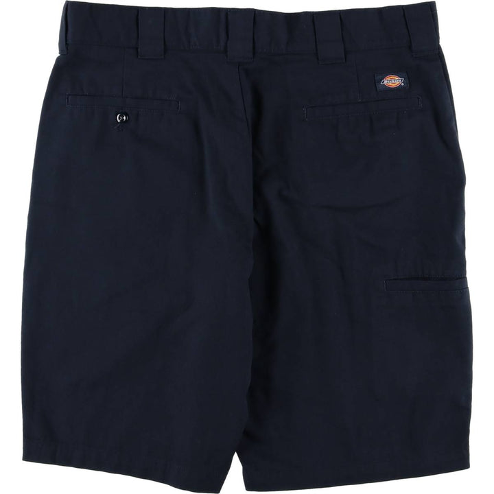 Dickies Regular Fit Work Shorts, Half Pants, Men's, W37 equivalent polyester navy blue type Vintage Second Hand