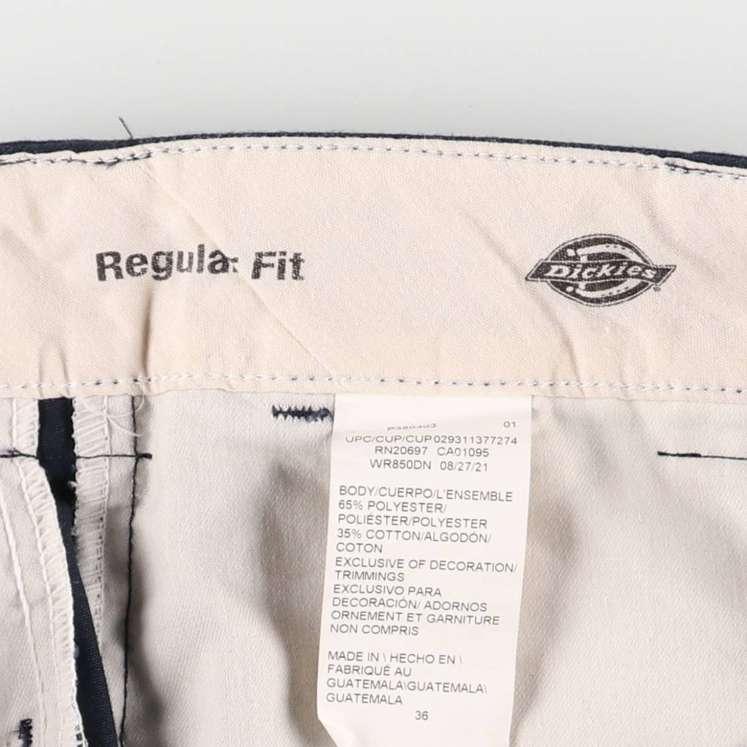 Dickies Regular Fit Work Shorts, Half Pants, Men's, W37 equivalent polyester navy blue type Vintage Second Hand