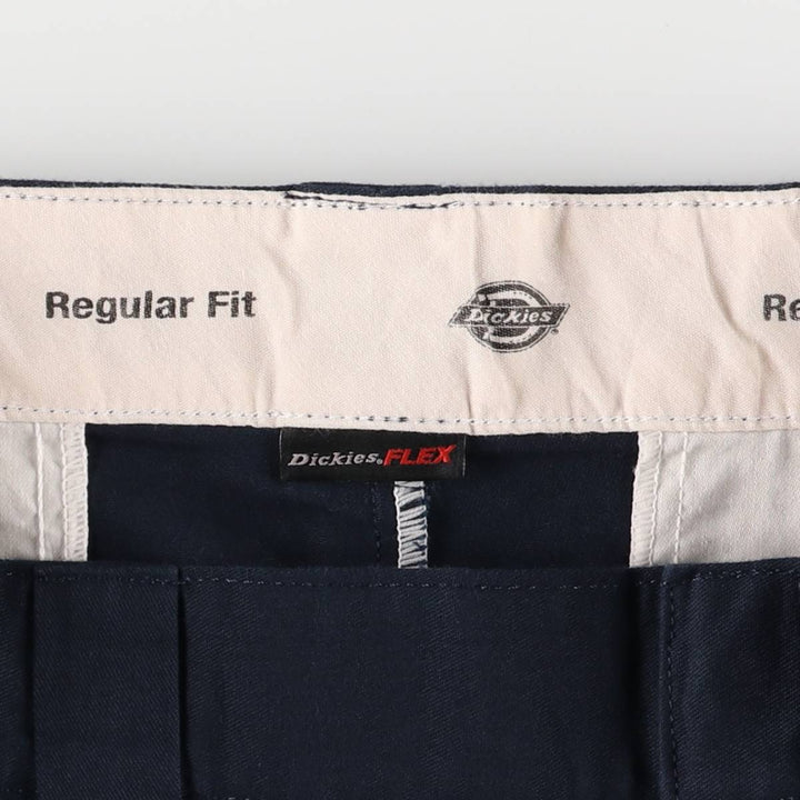 Dickies Regular Fit Work Shorts, Half Pants, Men's, W37 equivalent polyester navy blue type Vintage Second Hand
