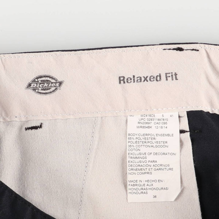 Dickies Relaxed Fit Work Shorts, Half Pants, Men's, W36 equivalent polyester black type Vintage Second Hand