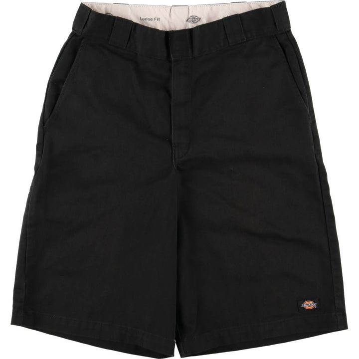 Dickies Loose Fit Work Shorts, Half Pants, Men's, W31 equivalent polyester black type Vintage Second Hand