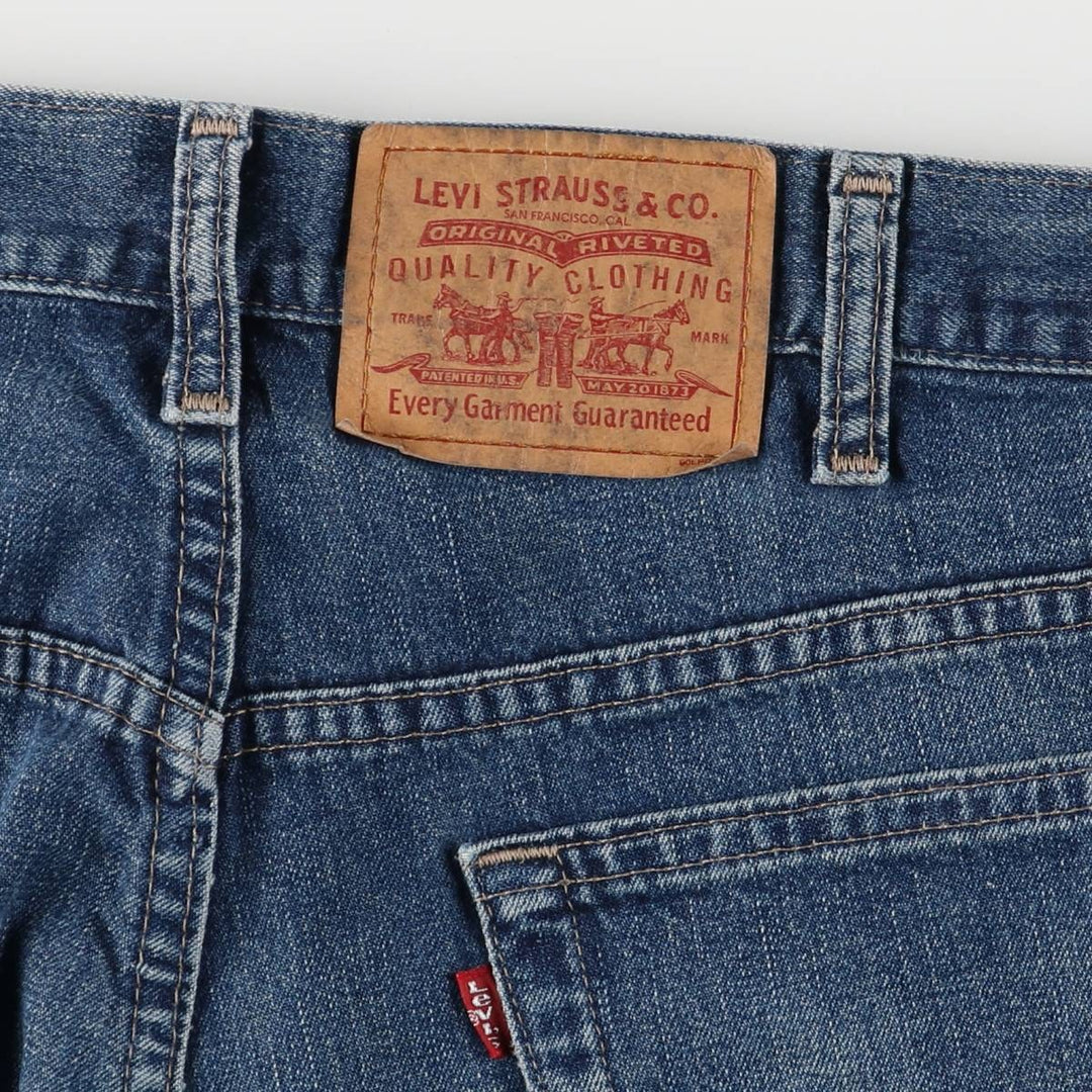 ~00'S Levi's 50528-5414 Straight Denim Pants Made in Canada Size 36 cotton blue type Vintage Second Hand