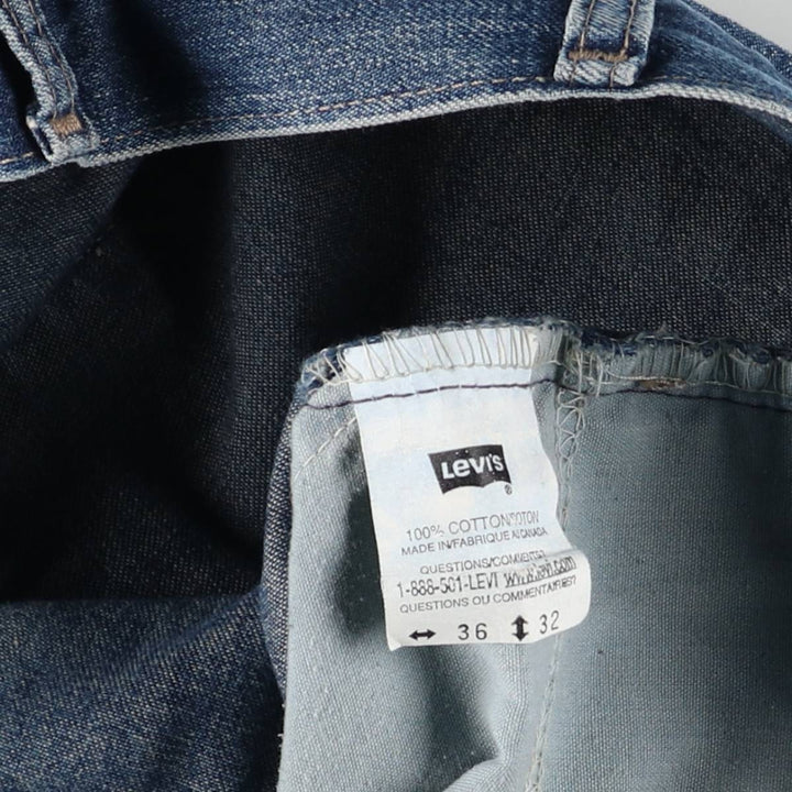 ~00'S Levi's 50528-5414 Straight Denim Pants Made in Canada Size 36 cotton blue type Vintage Second Hand