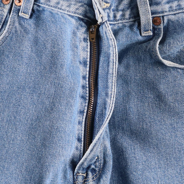 00'S Levi's 579 BAGGY FIT straight denim pants for men, size w34 cotton blue type Vintage Second Hand