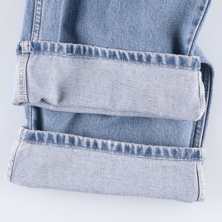 00'S Levi's 579 BAGGY FIT straight denim pants for men, size w34 cotton blue type Vintage Second Hand