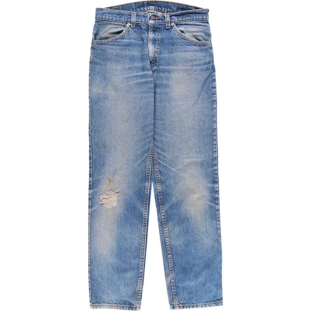90'S Levi's 41506-0293 Orange Tab Tapered Denim Pants Made in USA Men's W30 Vintage cotton blue type Vintage Second Hand