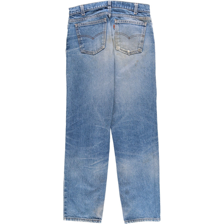 90'S Levi's 41506-0293 Orange Tab Tapered Denim Pants Made in USA Men's W30 Vintage cotton blue type Vintage Second Hand
