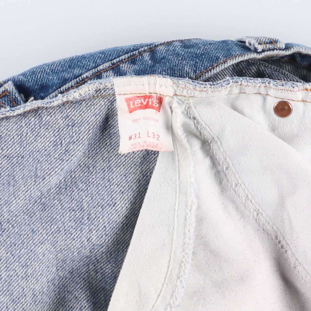 90'S Levi's 41506-0293 Orange Tab Tapered Denim Pants Made in USA Men's W30 Vintage cotton blue type Vintage Second Hand