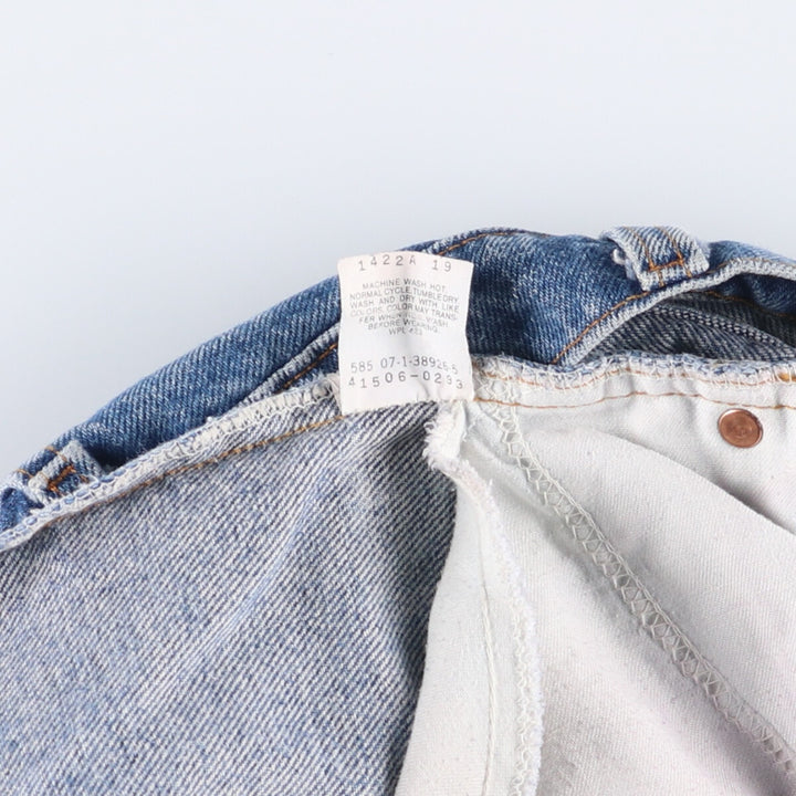 90'S Levi's 41506-0293 Orange Tab Tapered Denim Pants Made in USA Men's W30 Vintage cotton blue type Vintage Second Hand