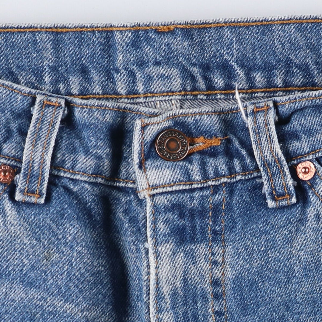 90'S Levi's 41506-0293 Orange Tab Tapered Denim Pants Made in USA Men's W30 Vintage cotton blue type Vintage Second Hand