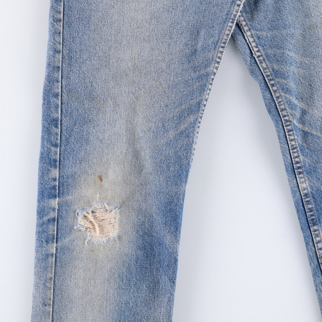 90'S Levi's 41506-0293 Orange Tab Tapered Denim Pants Made in USA Men's W30 Vintage cotton blue type Vintage Second Hand