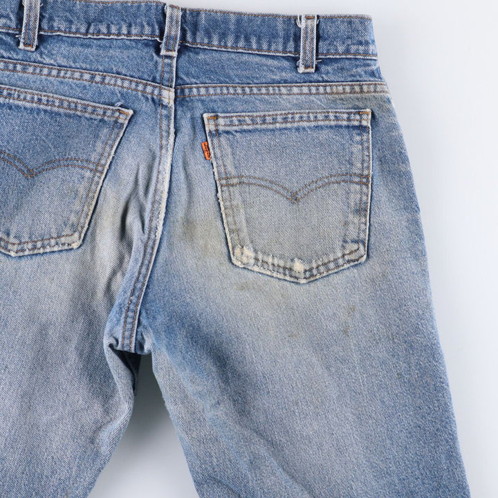 90'S Levi's 41506-0293 Orange Tab Tapered Denim Pants Made in USA Men's W30 Vintage cotton blue type Vintage Second Hand