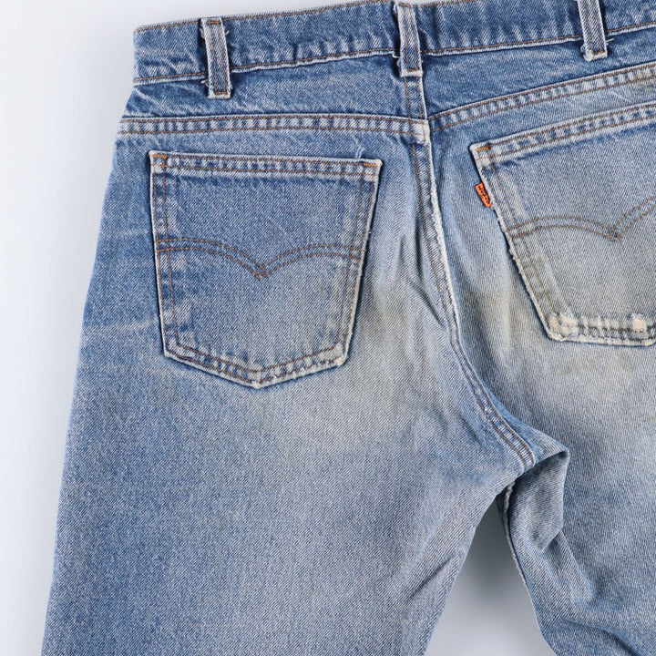 90'S Levi's 41506-0293 Orange Tab Tapered Denim Pants Made in USA Men's W30 Vintage cotton blue type Vintage Second Hand