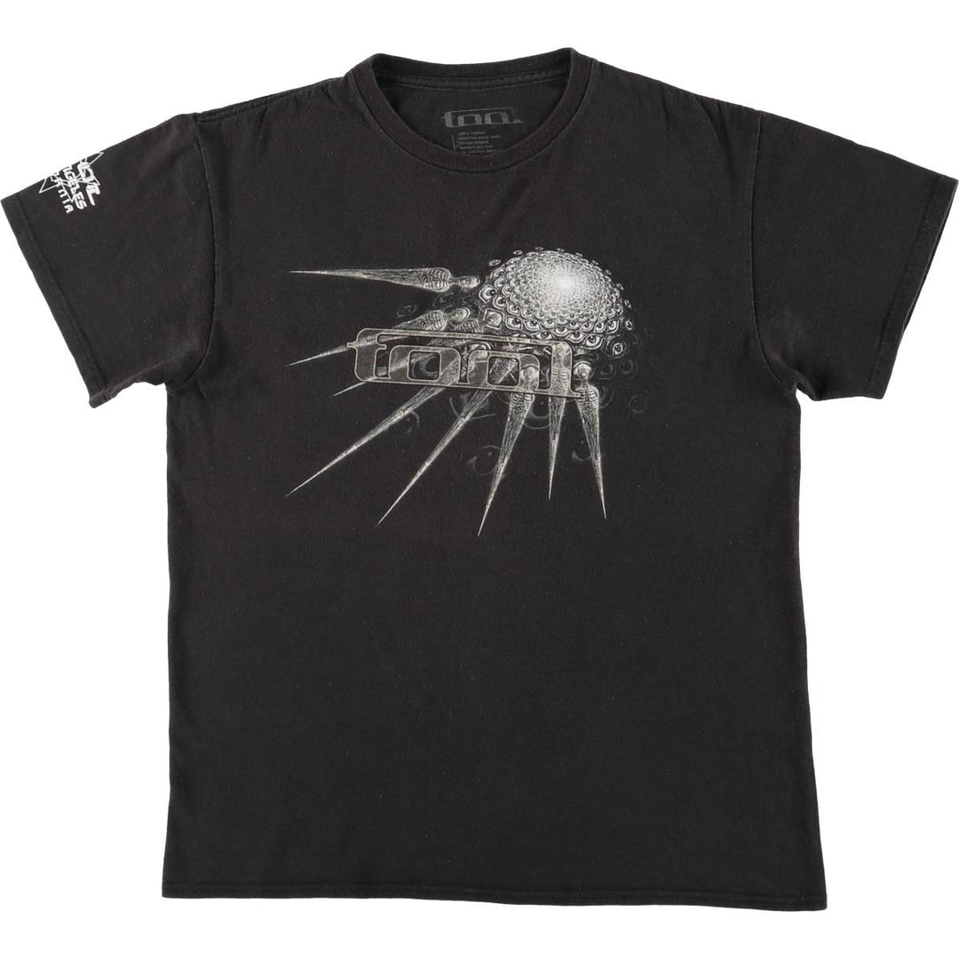 TOOL Band T-shirt, Women's L size cotton black type Vintage Second Hand