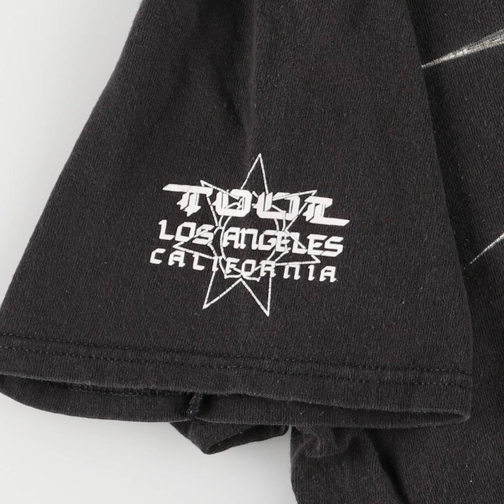 TOOL Band T-shirt, Women's L size cotton black type Vintage Second Hand