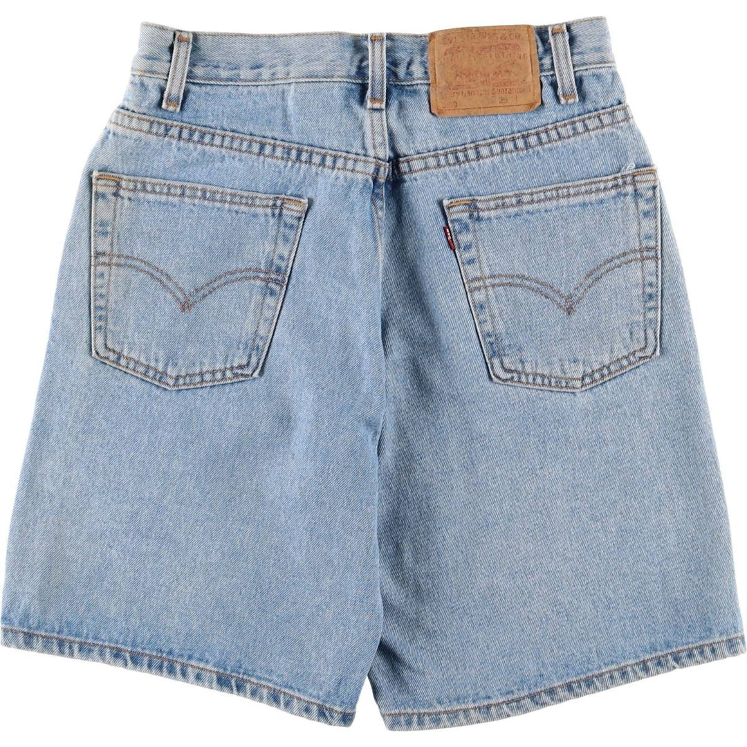 Levi's 550 Relaxed Fit Denim Shorts, Women's Size L (W29) cotton blue type Vintage Second Hand