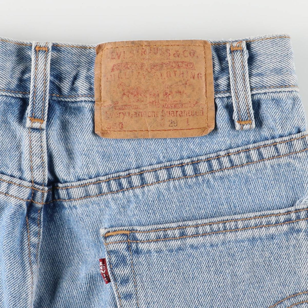 Levi's 550 Relaxed Fit Denim Shorts, Women's Size L (W29) cotton blue type Vintage Second Hand