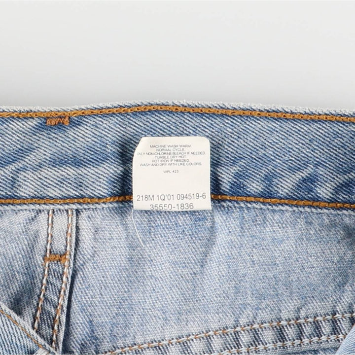 Levi's 550 Relaxed Fit Denim Shorts, Women's Size L (W29) cotton blue type Vintage Second Hand