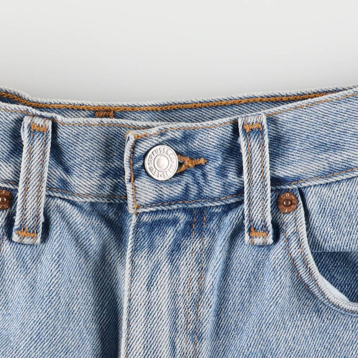 Levi's 550 Relaxed Fit Denim Shorts, Women's Size L (W29) cotton blue type Vintage Second Hand