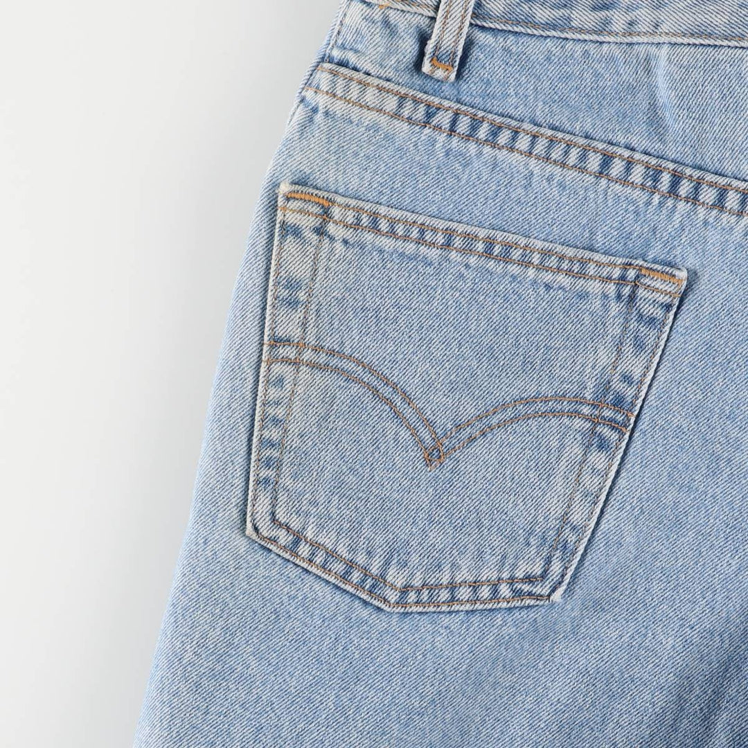 Levi's 550 Relaxed Fit Denim Shorts, Women's Size L (W29) cotton blue type Vintage Second Hand